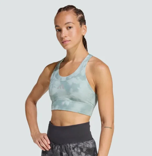 Top Adidas Medium Support Bra+Bolsillo